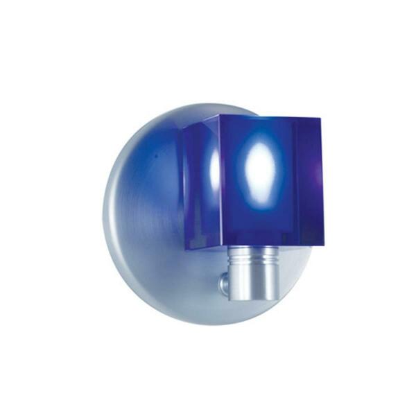 Jesco Lighting Group 1-Light Wall Sconce Cube - Series 292.- Cobalt WS292-CB